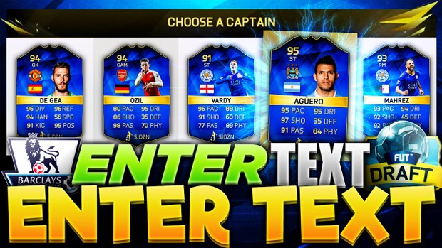 FIFA 16 BPL TOTS FUT DRAFT THUMBNAIL TEMPLATE