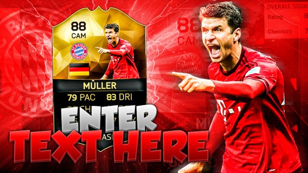 FIFA 16 Muller Thumbnail Template TOTW 24