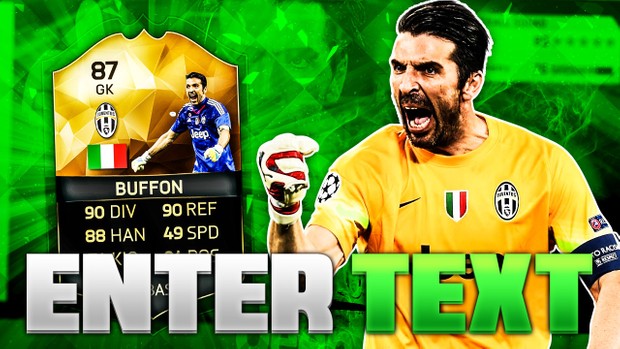 FIFA 16 87 INFORM BUFFON THUMBNAIL TEMPLATE