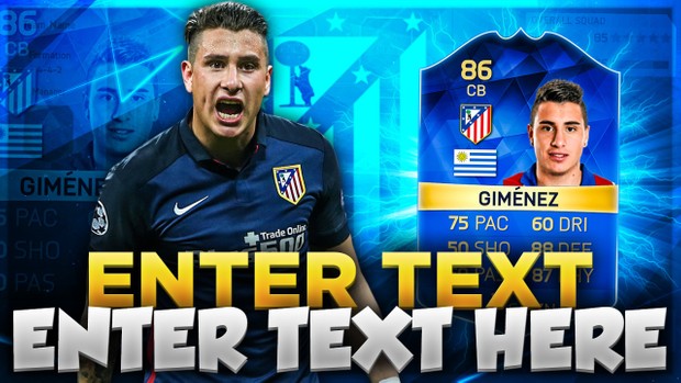 FIFA 16 TOTS GIMENEZ THUMBNAIL TEMPLATE