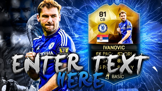 FIFA 16 Ivanovic Thumbnail Template TOTW 25