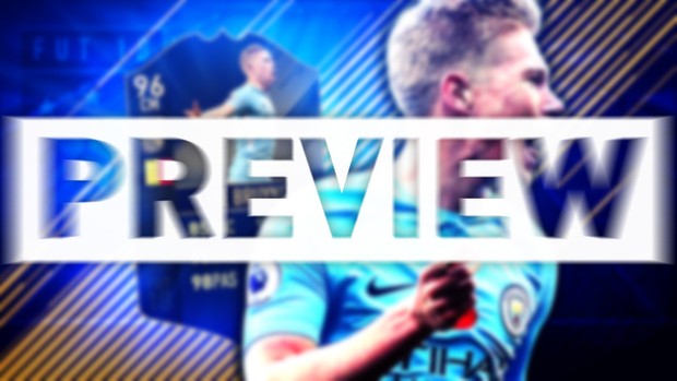 FIFA 18 TEAM OF THE YEAR DE BRUYNE THUMBNAIL TEMPLATE