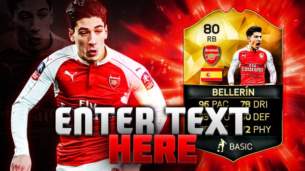 FIFA 16 80 Bellerin Thumbnail Template