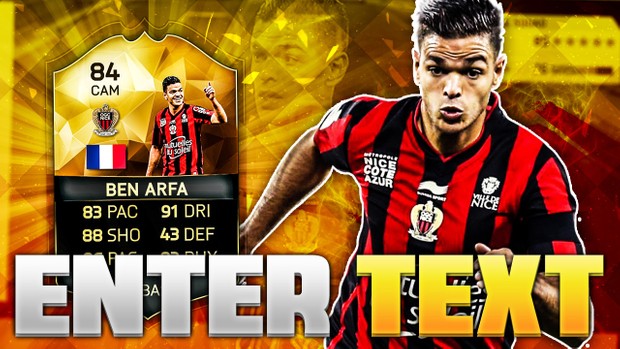 FIFA 16 84 BEN ARFA THUMBNAIL TEMPLATE