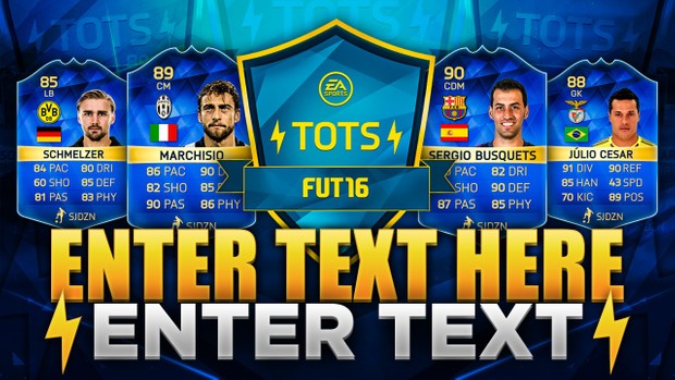 FIFA 16 MOST CONSISTENT TOTS THUMBNAIL TEMPLATE