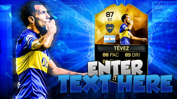 FIFA 16 Tevez Thumbnail Template TOTW 24 (PSD)