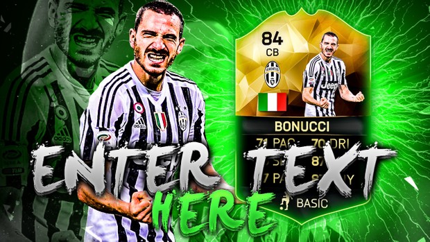 FIFA 16 Bonucci Thumbnail Template TOTW 25