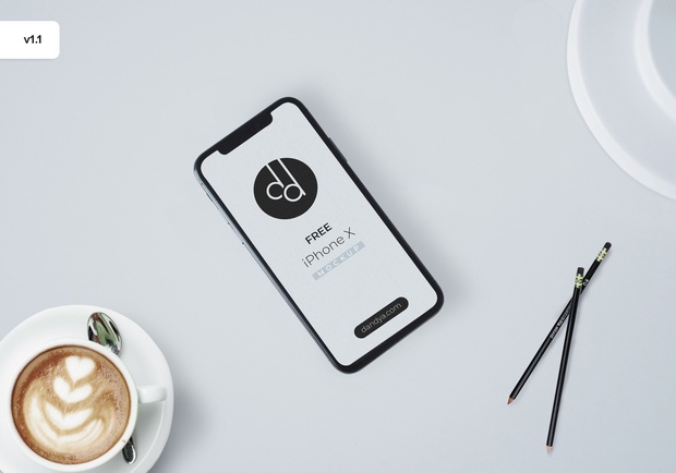 iPhone X PSD Mockup