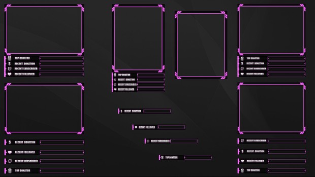 BLACK X PINK - 3 CAM OVERLAY