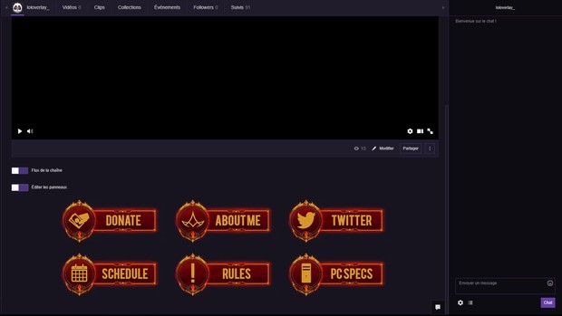 ELEMENTALIST LUX MAGMA - TWITCH PANELS