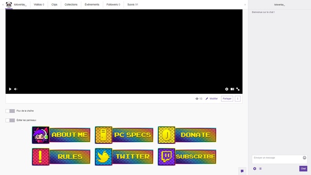 ARCADE - TWITCH PANELS