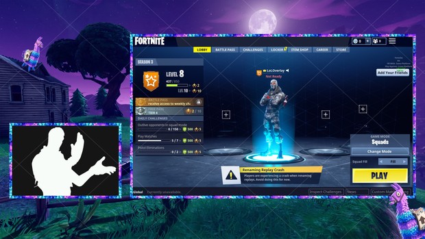 FORTNITE LLAMA - CLIENT OVERLAY