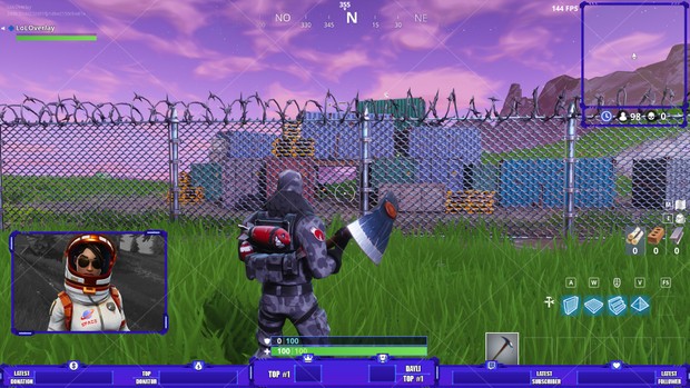 FORTNITE #5 (PURPLE) - STREAM OVERLAY