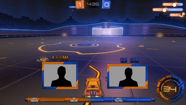 Rocket League - Stream & Cam Overlay