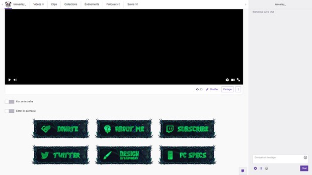 SOULSTEALER VAYNE - TWITCH PANELS
