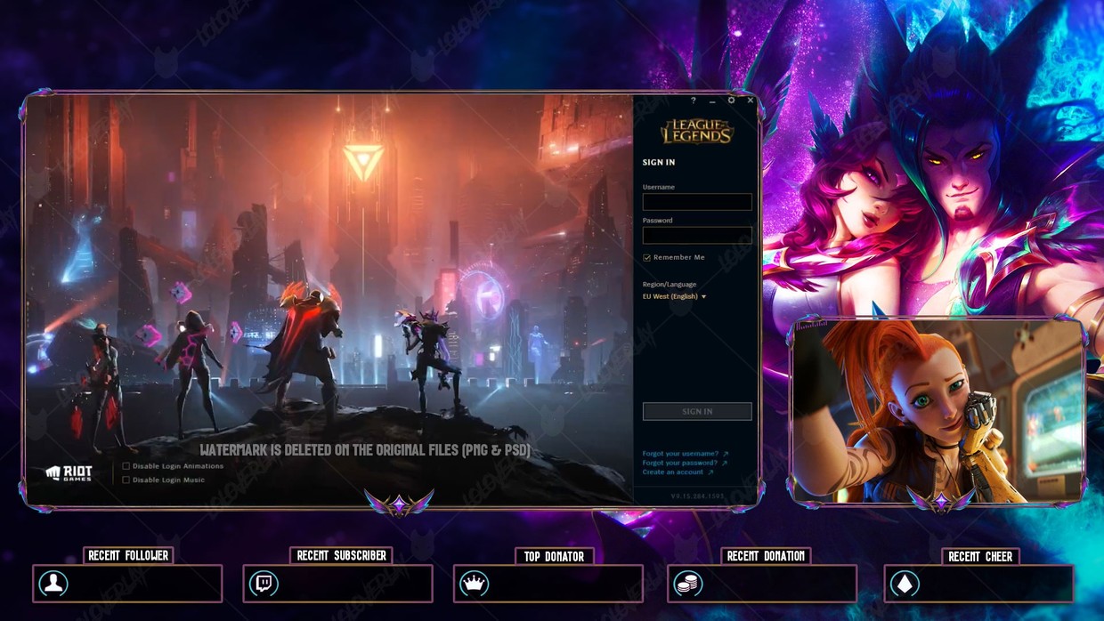 STAR GUARDIAN XAYAH & RAKAN - LOBBY OVERLAY - LoLoverlay