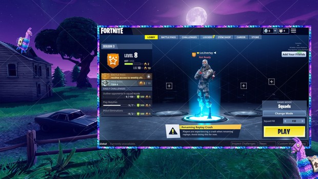 FORTNITE LLAMA - CLIENT OVERLAY