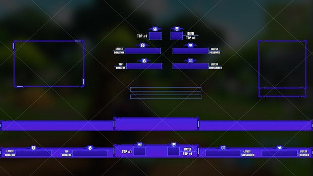FORTNITE #5 (PURPLE) - STREAM OVERLAY