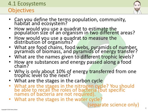 IGCSE Biology - Ecosystems Presentation