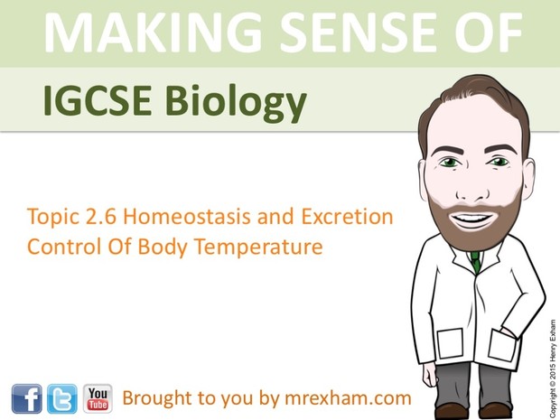 IGCSE Biology - Control of Body Temperature Presentation