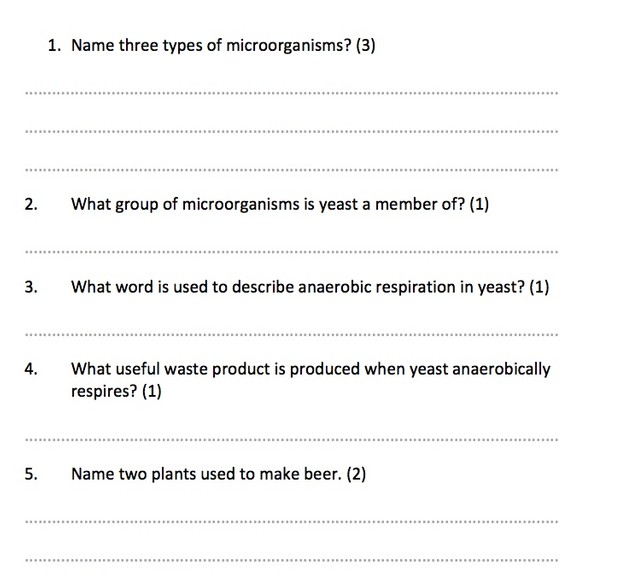IGCSE Biology - Microorganisms and Genetic Engineering Revision Quiz