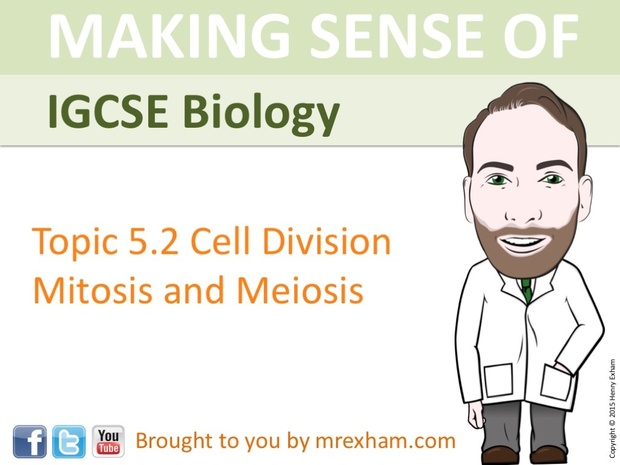 IGCSE Biology - Mitosis and Meiosis Presentation