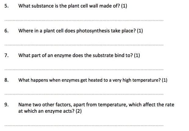 Complete IGCSE Biology Revision Quiz Bundle