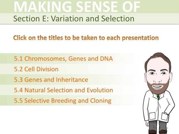 IGCSE Biology - Variation, Selection, Microorganisms and Genetic Engineering Presentation Bundle