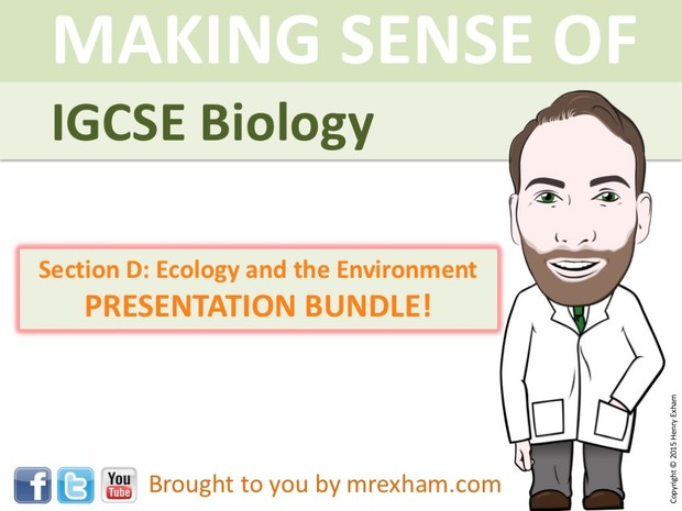 IGCSE Biology - Ecology and the Environment Presentation Bundle