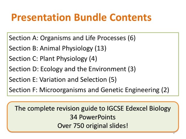IGCSE Biology - The Ultimate Presentation Bundle
