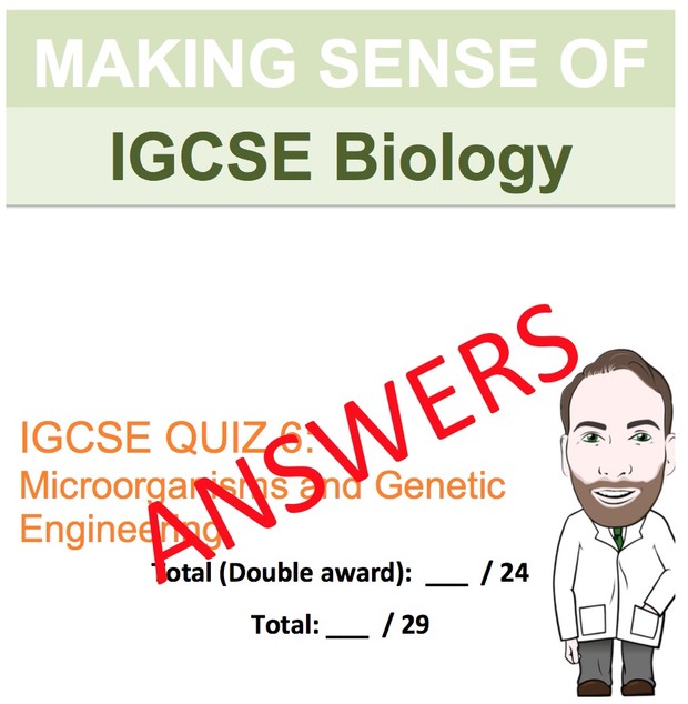 IGCSE Biology - Microorganisms and Genetic Engineering Revision Quiz