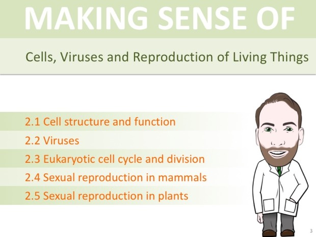 A Level Biology - Cells, Viruses and Reproduction of Living Things Presentation