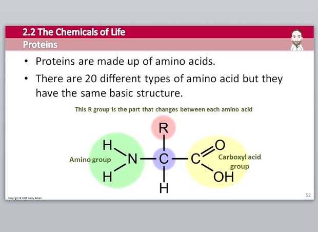 Cambridge Pre-U Biology - 2.2 Chemicals of Life Presentation