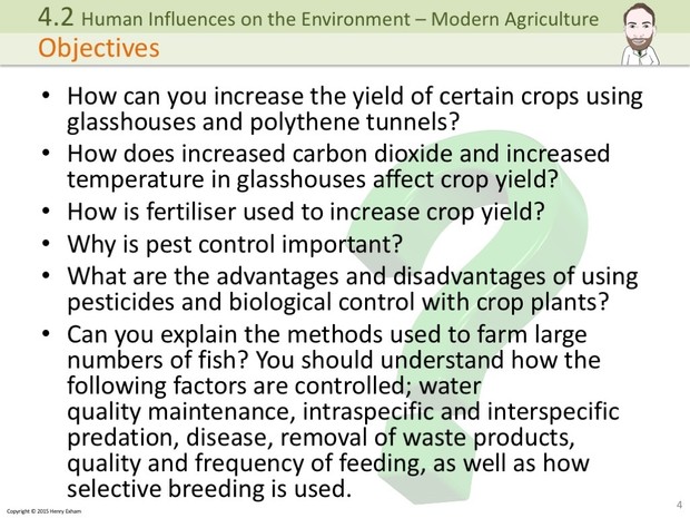 IGCSE Biology - Modern Agriculture Presentation