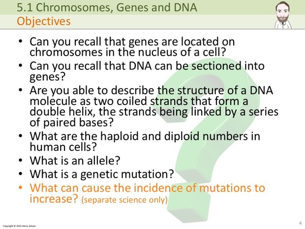 IGCSE Biology - Chromosomes, Genes and DNA Presentation