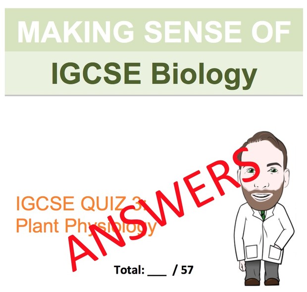 IGCSE Biology - Plant Physiology Revision Quiz