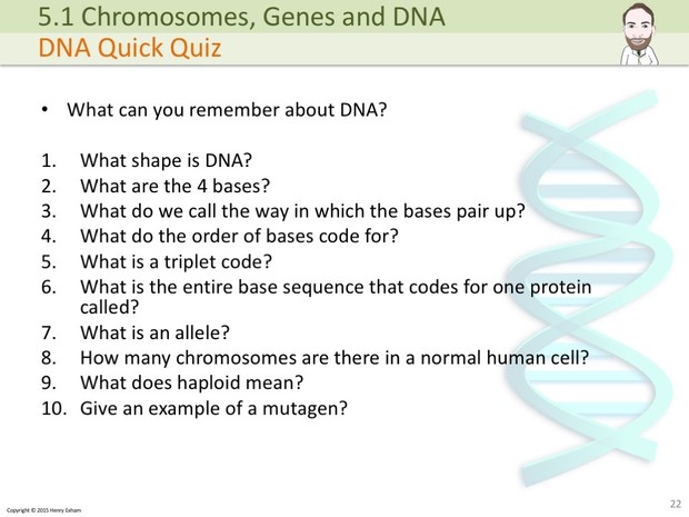 IGCSE Biology - Chromosomes, Genes and DNA Presentation