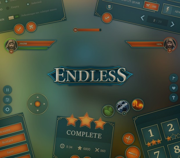 Endless Mobile UI