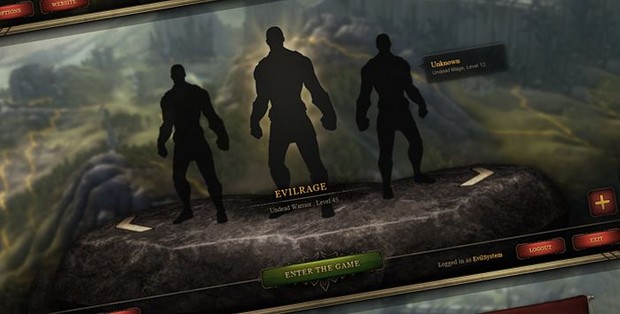 Fantasy GUI - RedLine