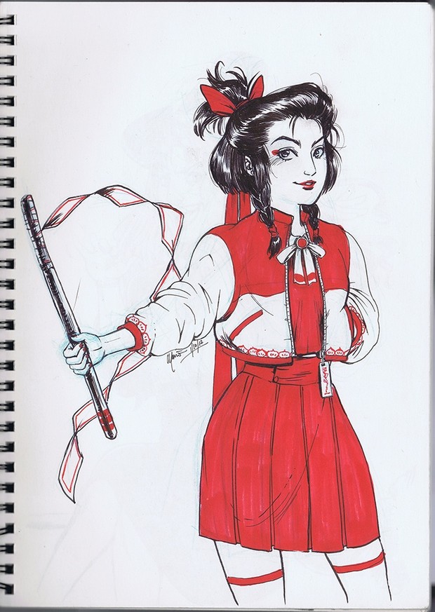 InkTouhouBer Sketchbook (Inktober 2017)