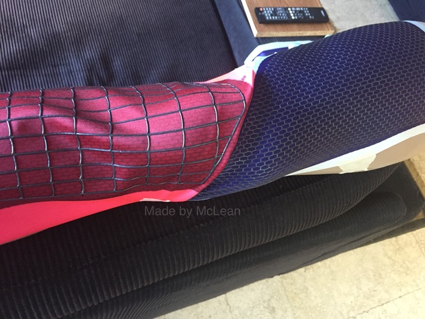MadebyMcLean Amazing Spider-Man 2 Dye-Sublimation Ready Print with Separated Blue and Red Sections