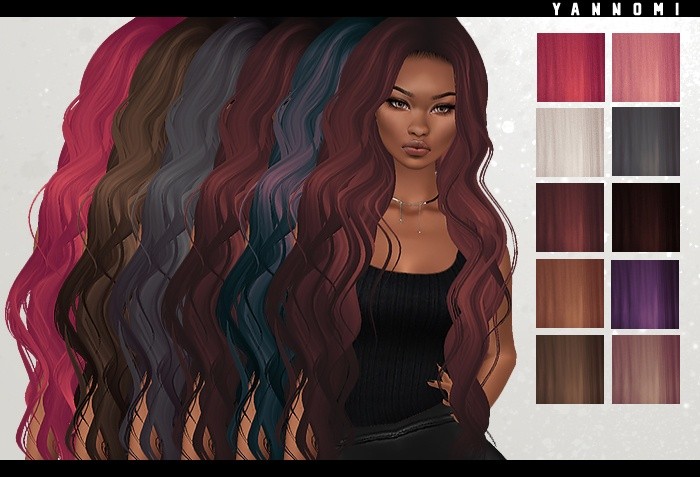 IMVU HAIR TEXUTRE PACK - amber - YANNOMI'S FILE SALES