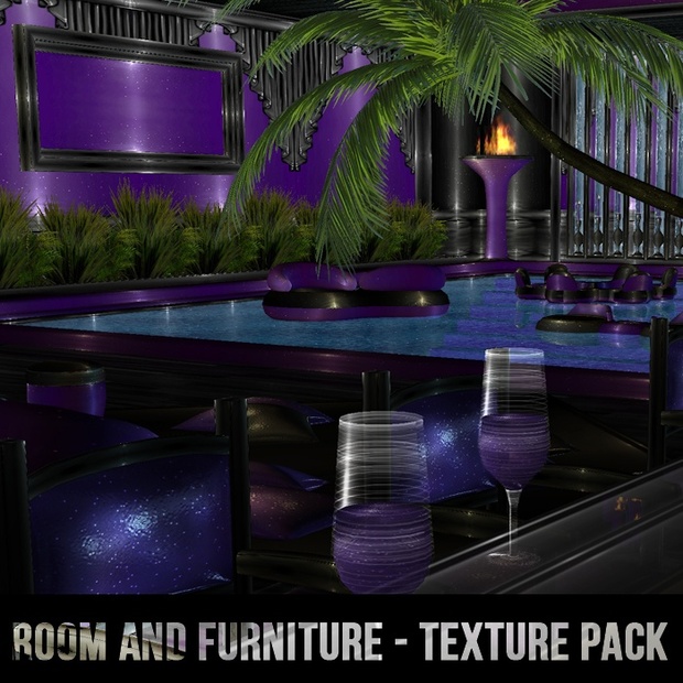 Purple Pool Set