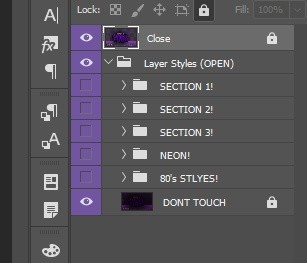 Insane Layer Styles Pack! 75+ Styles