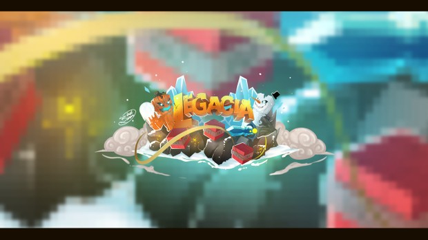 Logo for UHC, minecraft servers, series and mascot logo