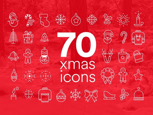 70 AWESOME XMAS ICONS