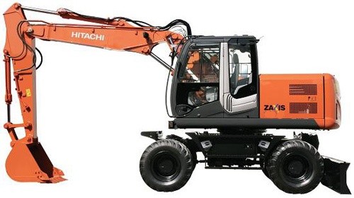 Hitachi Zaxis 160W Wheeled Excavator Parts Catalog Download