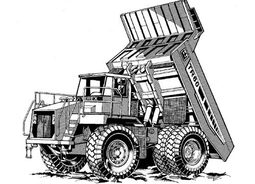 Terex TR60 Off-Highway Truck Service Repair Manual