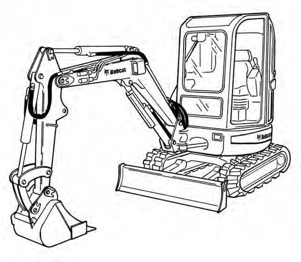 Bobcat 442 Compact Excavator Service Repair Manual Download(S/N 522311001 & Above ...)