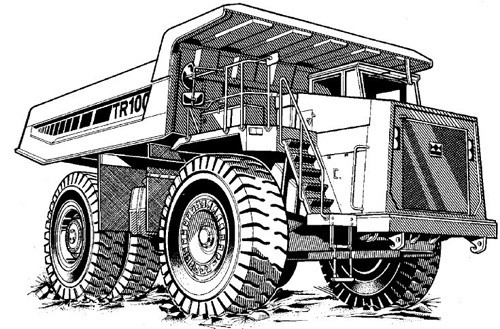 Terex TR100 DD Mining Truck Service Repair Manual